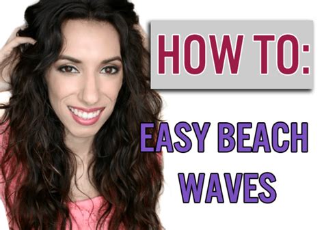 How To Easy Beach Waves Peek And Ponder