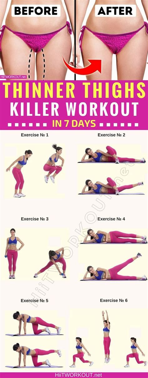 Simple Exercises To Get Thinner Thighs In Just Thinner Thighs Tights Workout Face Yoga