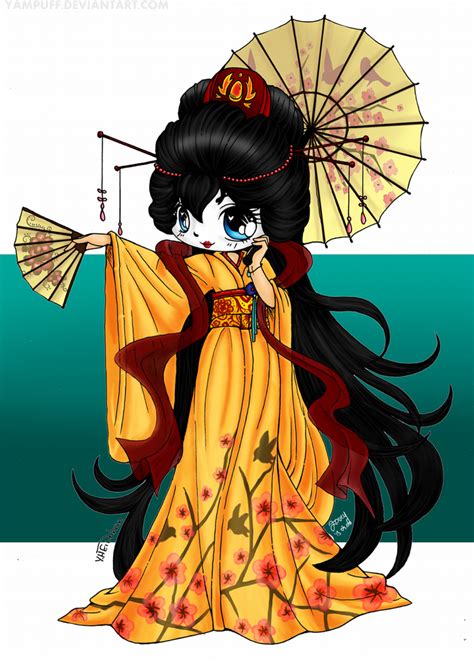 Magnificent Kimono Chibi By Zoo3y On Deviantart