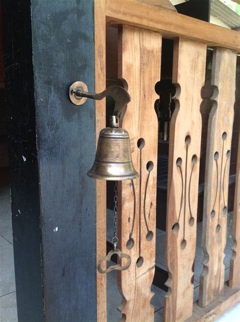 Solid Brass Vintage Fine Door Bell Front Door Bell Door Etsy Bottle
