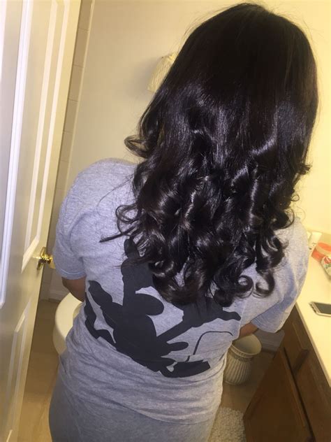 Fun Flat Ironed And Curled Hairstyles Black Hair