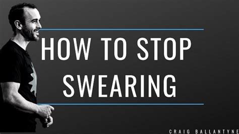 How To Stop Swearing