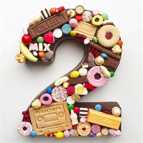 Tutorial explaining how to make figure 2, number 2 cakes without the need of expensive specialist tins. 26 Unique Letter and Number Cakes for Birthdays