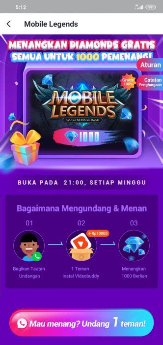 We would like to show you a description here but the site won't allow us. Cara Dapatkan 1000 Diamond Gratis Mobile Legends (ML ...