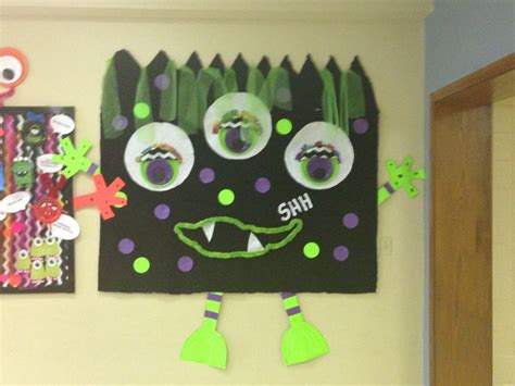 Cute Monster Bulletin Board Monster Theme Classroom Fall Festival