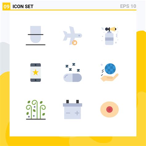 Set of 9 Commercial Flat Colors pack for drug device transportation