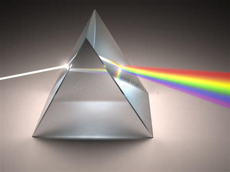 Crystal Prism Stock Photo Image Of Orange Refracting 41249358