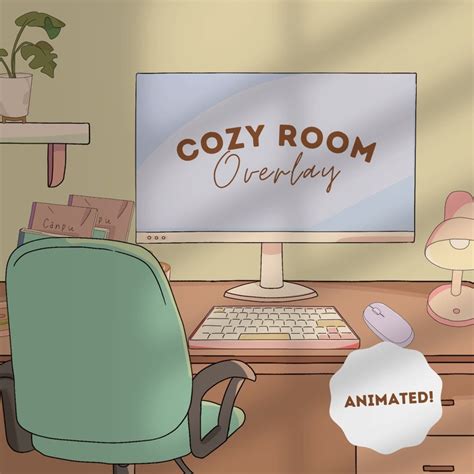Animated Cozy Room Twitch Overlay Stream Package Twitch Etsy