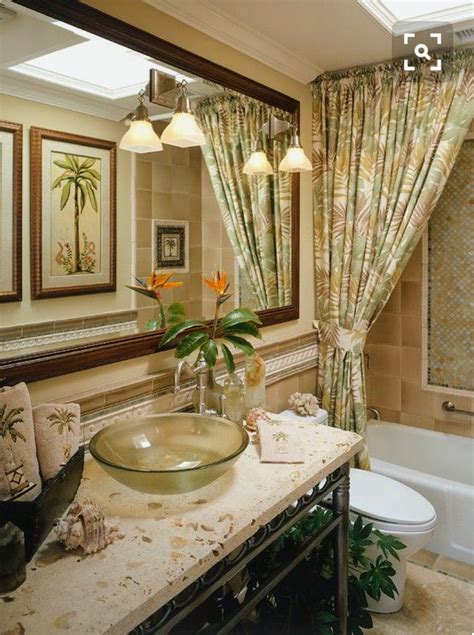 Pin By Ashley Norman On Ralph Lauren Home Tropical Bathroom Decor Tropical Home Decor