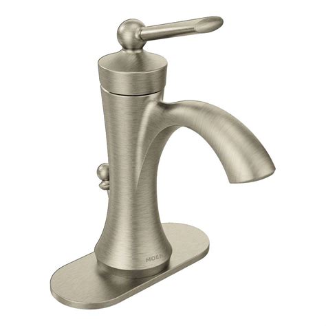 Home depot moen bathroom faucets soccerstyleguide com. MOEN Wynford Single Hole 1-Handle High-Arc Bathroom Faucet ...