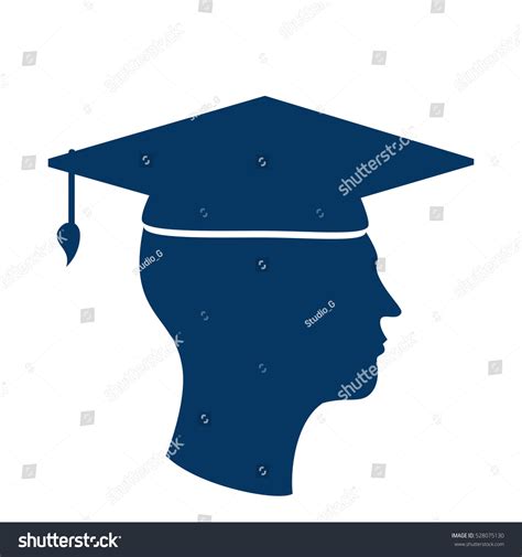Student Graduation Uniform Icon Stock Vector Royalty Free 528075130