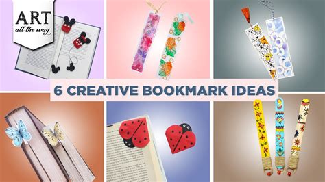 6 Creative Bookmark Ideas How To Make A Bookmark Handmade Easy