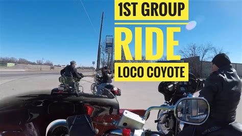 1st Motorcycle Group Ride To Loco Coyote Bar And Grill Glen Rose Texas