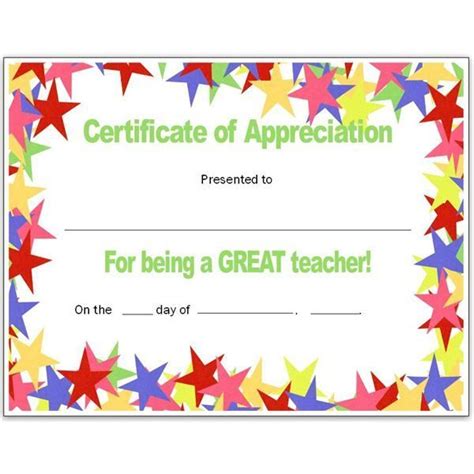 Quality Teacher Of The Month Certificate Template In 2021 Teacher