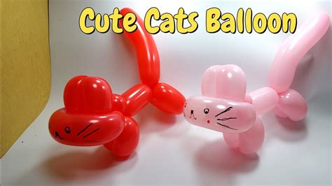 How To Make Cute Cat Balloon How To Make Balloon Animals Balloon