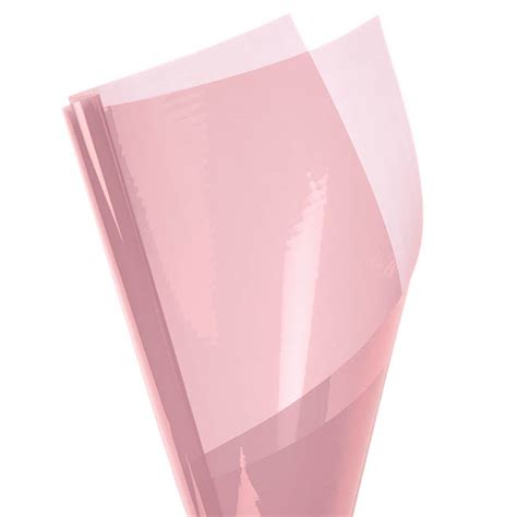 Coloured Cellophane Micron Dusty Pink X Cm Pack