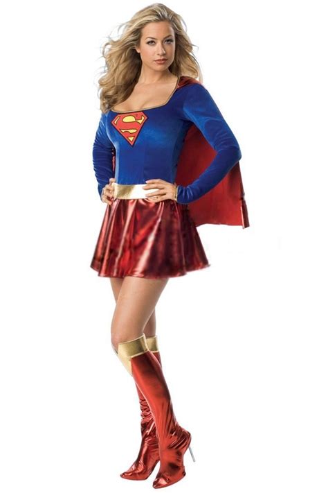 Sexy Woman Superhero Adult Costume Fancy Dress Outfit Halloween Super Girl Superwoman Costume In