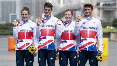 tokyo olympics 2020 britain clinch games mixed triathlon gold sports news firstpost