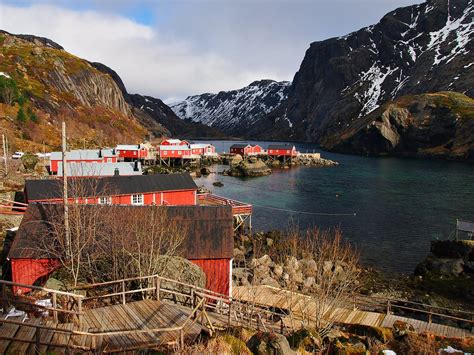 Nusfjord Fishing Village Lofoten Islands Norway Nusfjord F Flickr