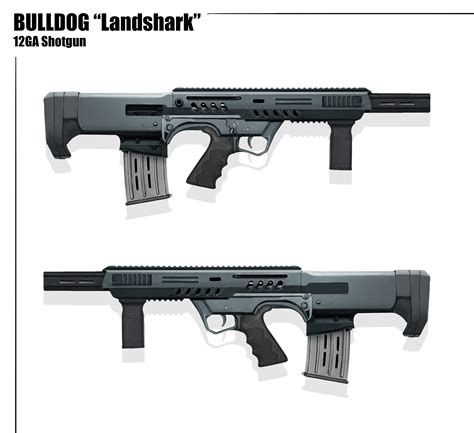 Artstation Bulldog Landshark 12ga Shotgun Concept