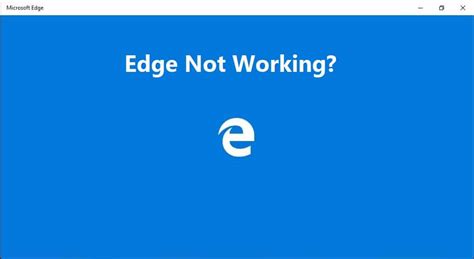 Microsoft Edge Not Working Fix Youtube Gambaran Vrogue Co