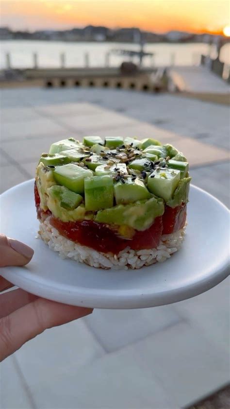 Skinnytaste On Instagram My New Obsession Tuna Poke Stacks Recipe