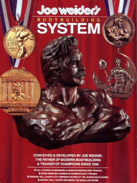 Joe Weiders Bodybuilding System Weight Training Physical Exercise