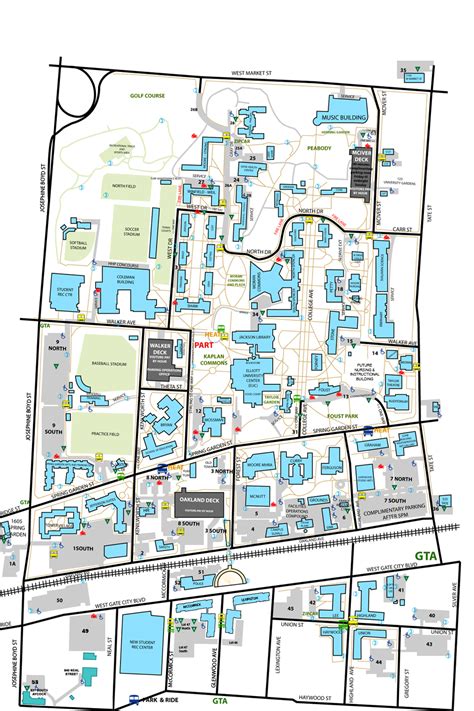 UNC Campus Map