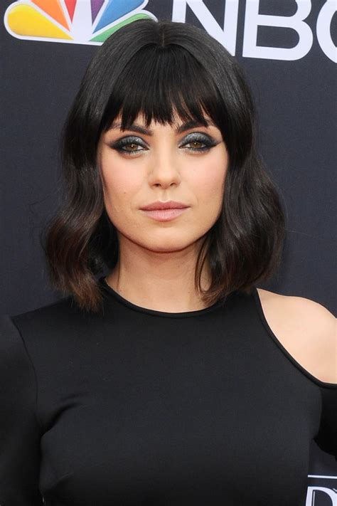 Long thick wavy hair with bangs. 28 Long Bob with Bangs Hairstyles For 2019 | Long bob with ...