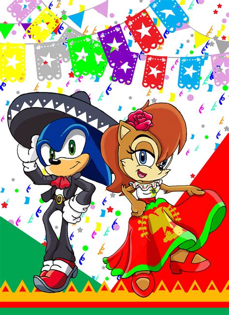 Cinco De Mayo With Sonic And Sally By Quetzaltoon005 On Deviantart