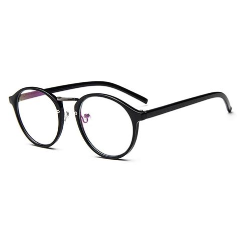 fashion unisex retro round eyes glasses frame men women ultra light vintage myopia eyeglasses