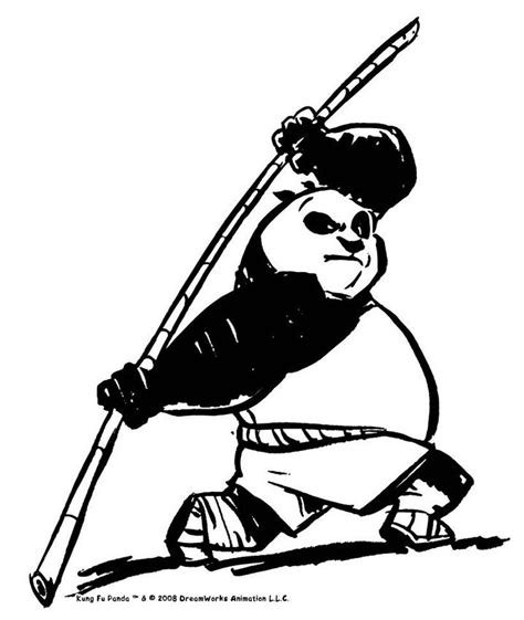 Kung Fu Panda Tribal Clip Art Library