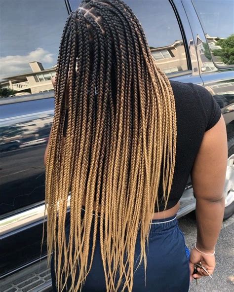 antarnesha macaulay on instagram ombre box braids 💛 💛 💛 braid hair used luxidarahair color