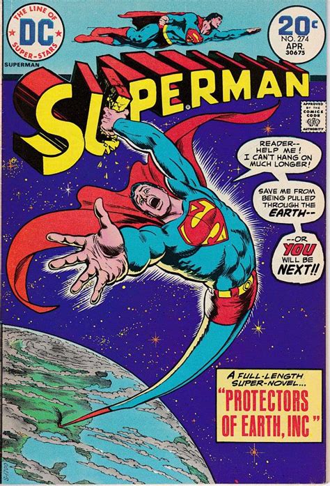Superman 274 1939 1st Series April 1974 Dc Comics Fvf Dc Comics