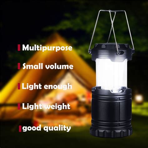 Portable Solar Charger Camping Lantern Lamp Collapsible Led Outdoor
