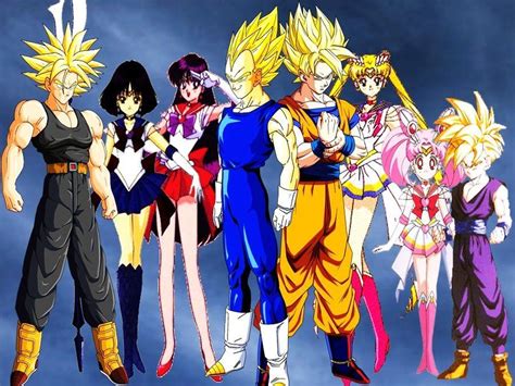 Dragon Ball Z And Sailor Moon By Dbzandsm On Deviantart Sailor Moon Dragon Ball Dragon Ball Z