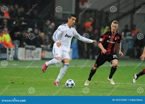 Cr7cristiano Ronaldo In Action During The Match Editorial Photography