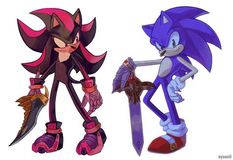 Oc I Was Commissioned To Draw Shadow And Sonic The Hedgehog With