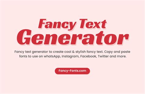 Fancy Font Generator Fancy Text Generator Flashhon