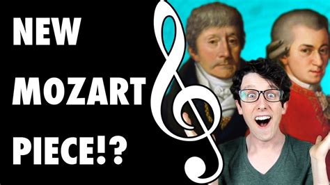Newly Discovered Mozart Piece Youtube