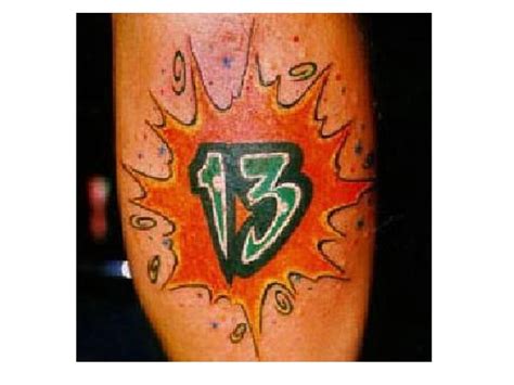 Synonymous with bad luck and macabre, these flash pieces are always a staple for friday the 13th enthusiasts. 15 Cool Number 13 Tattoo Designs - Pretty Designs
