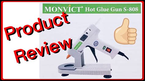 Monvict Hot Glue Gun Product Review Youtube