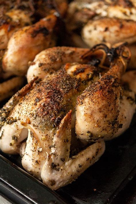 But they aren't necessarily hens. Crispy, Stuffed Cornish Game Hen with Garlic and Sage ...