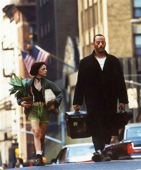 Natalie Portman And Jean Reno From L On The Professional El