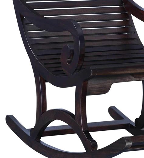 Buy Wellesley Solid Wood Rocking Chair In Warm Chestnut Finish By