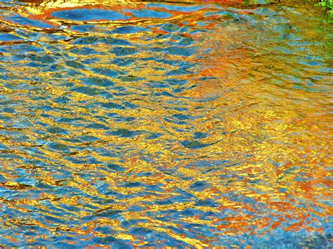 Wallpaper Painting Water Branch Yellow Pattern Orange Texture