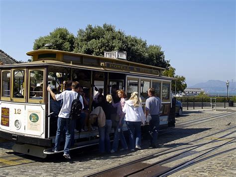 Fotos gratis ciudad multitud San Francisco tranvía vehículo