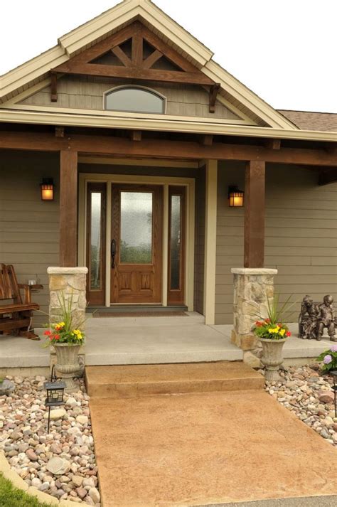 50 Adorable Exterior House Porch Ideas Using Stone Columns Page 42 Of 58