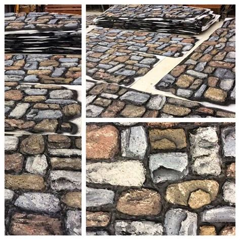 It'll work beautifully in a casual kitchen, den, family room, or a vacation home. Faux River Rock Movie Set Panels, 201, 12' x 4' Rock ...