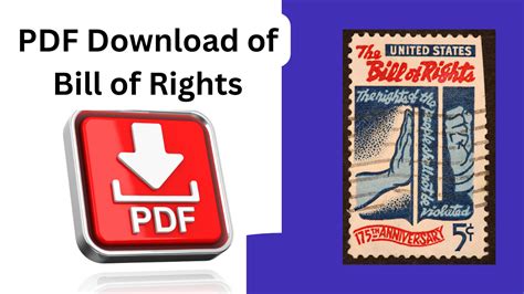 Free Printable Us Bill Of Rights Pdf Constitution Of The United States